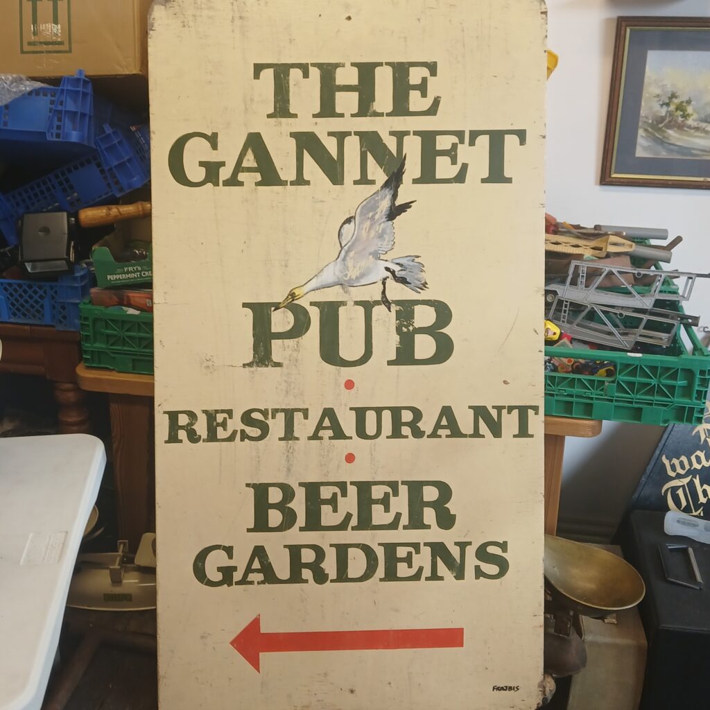 A1 The Gannet Bideford Pub Sign Hand Painted