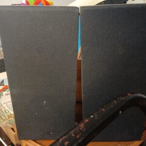 Retro Set Of 2 Speakers For Record Player Ect