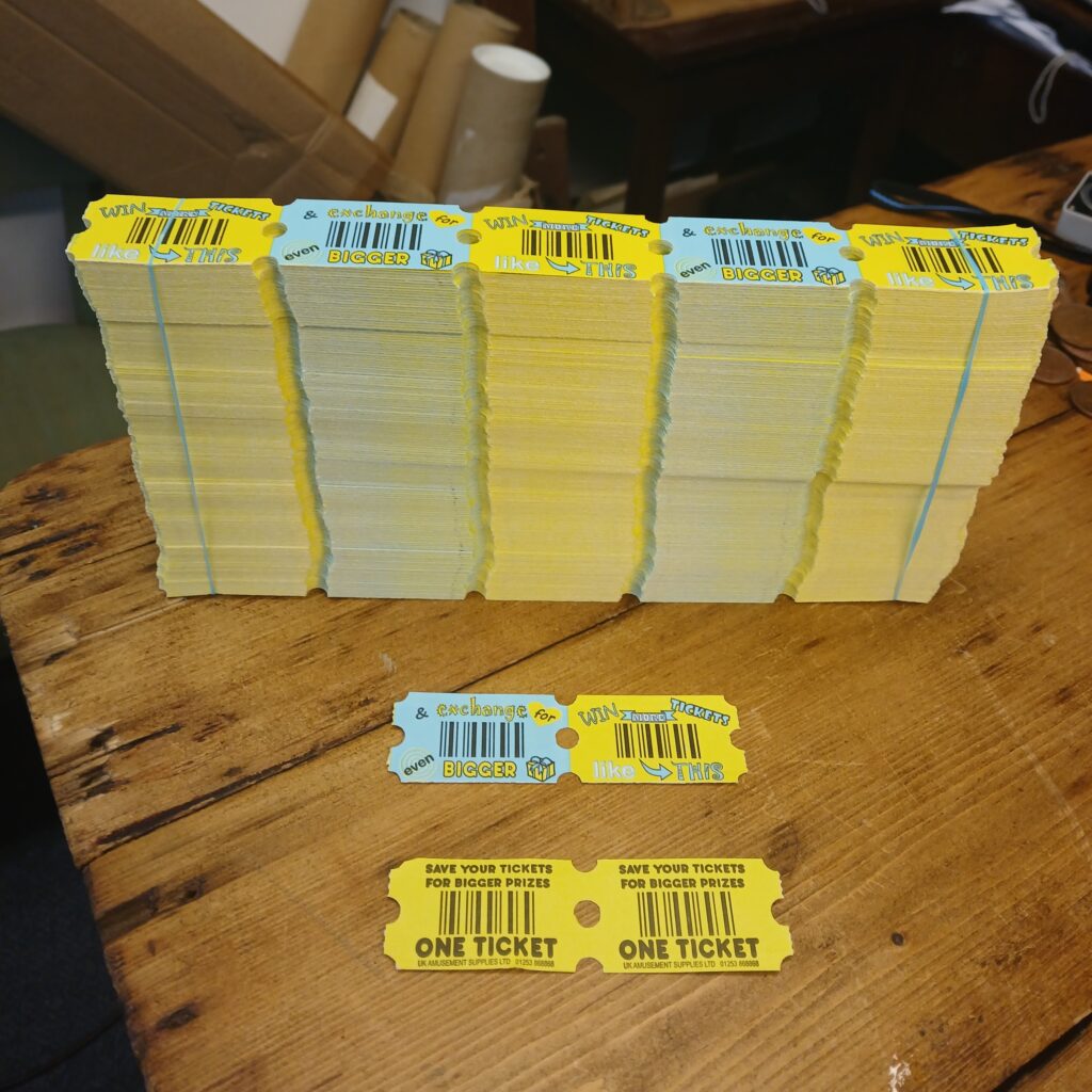 Arcade Redemption Tickets