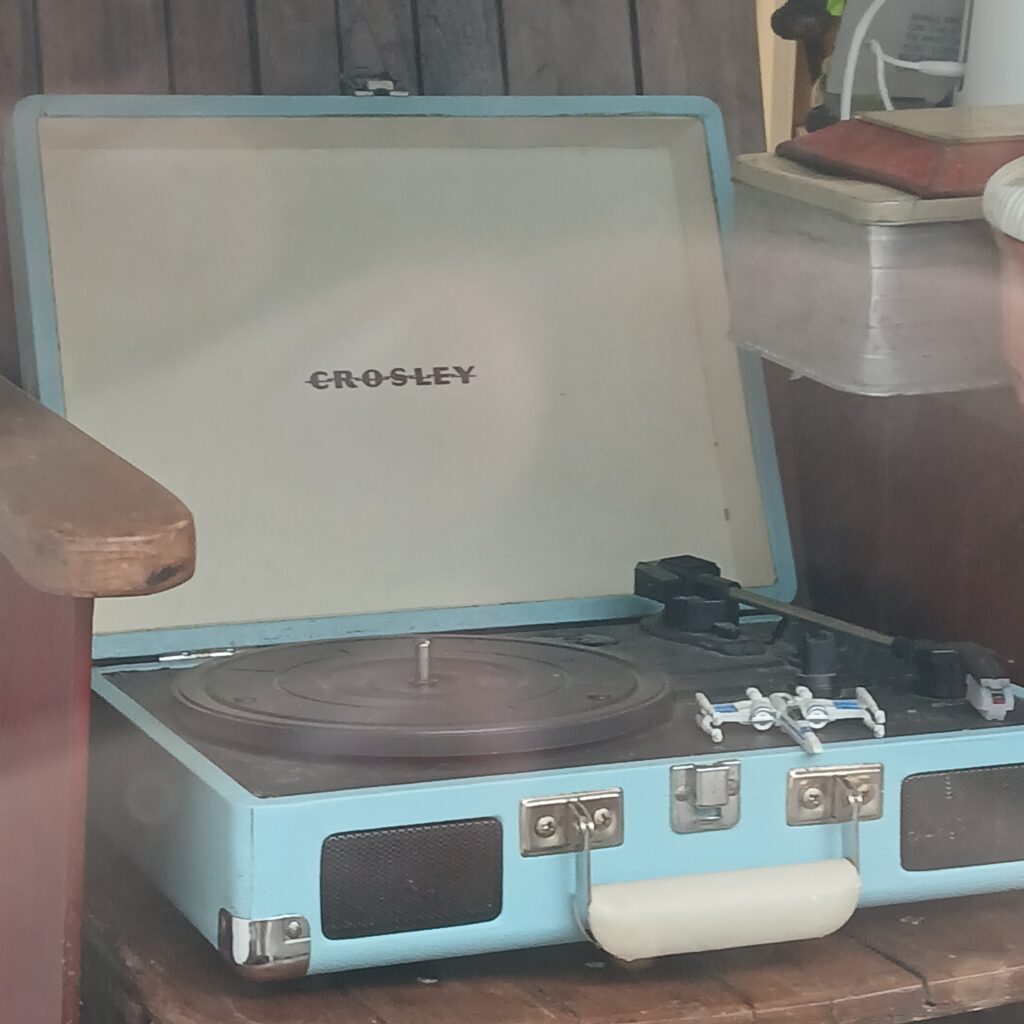 Working Record Player With Power Cable