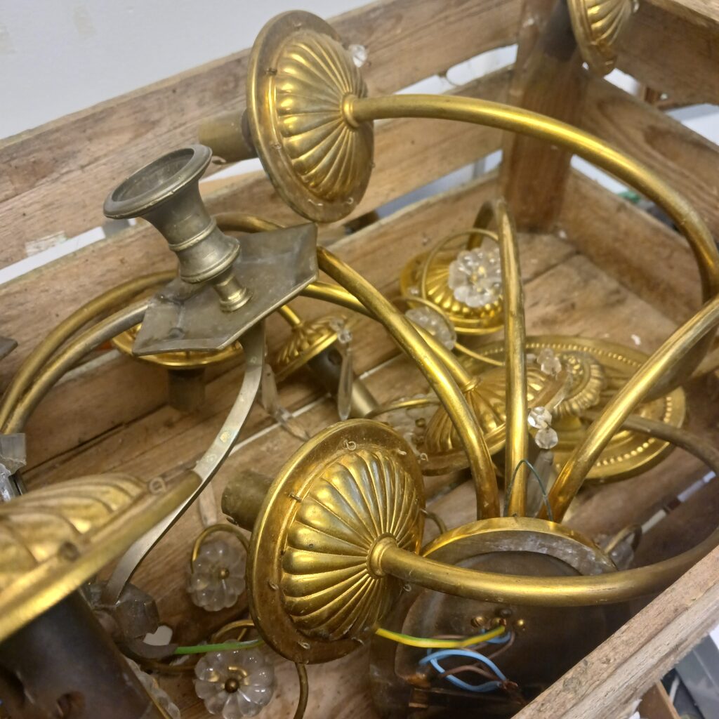 Lot Of Metal Wall Sconces Great Condition