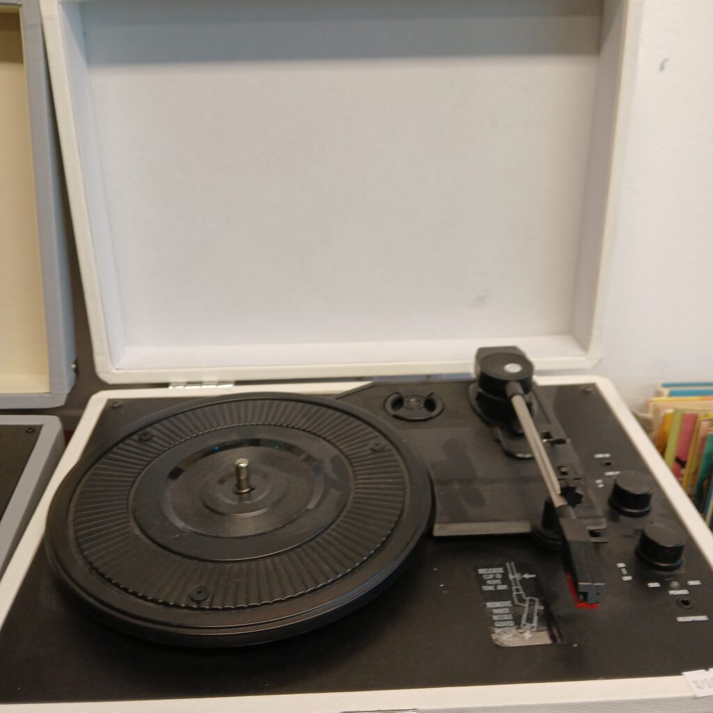 Working Record Player With Power Cable