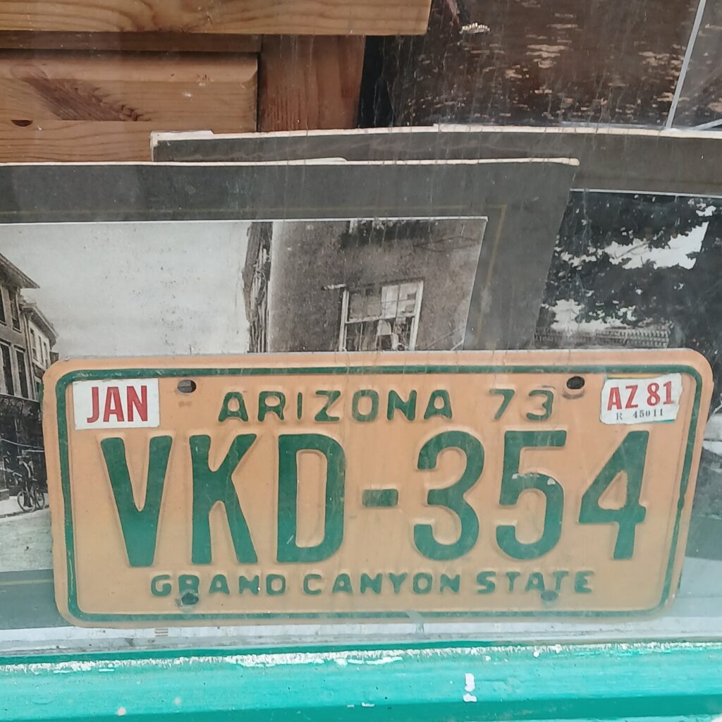 Arizona Number Plate VKD