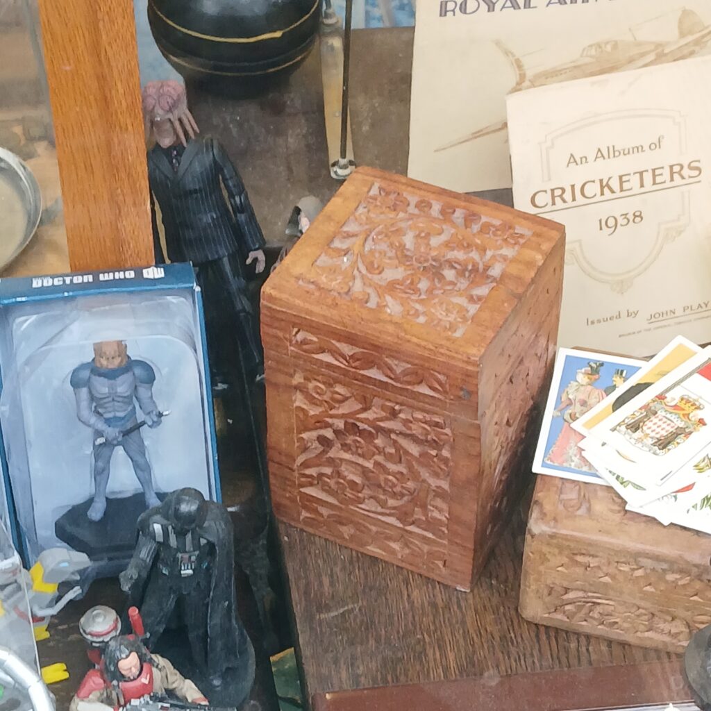 Wooden Tea Caddy Great Condition