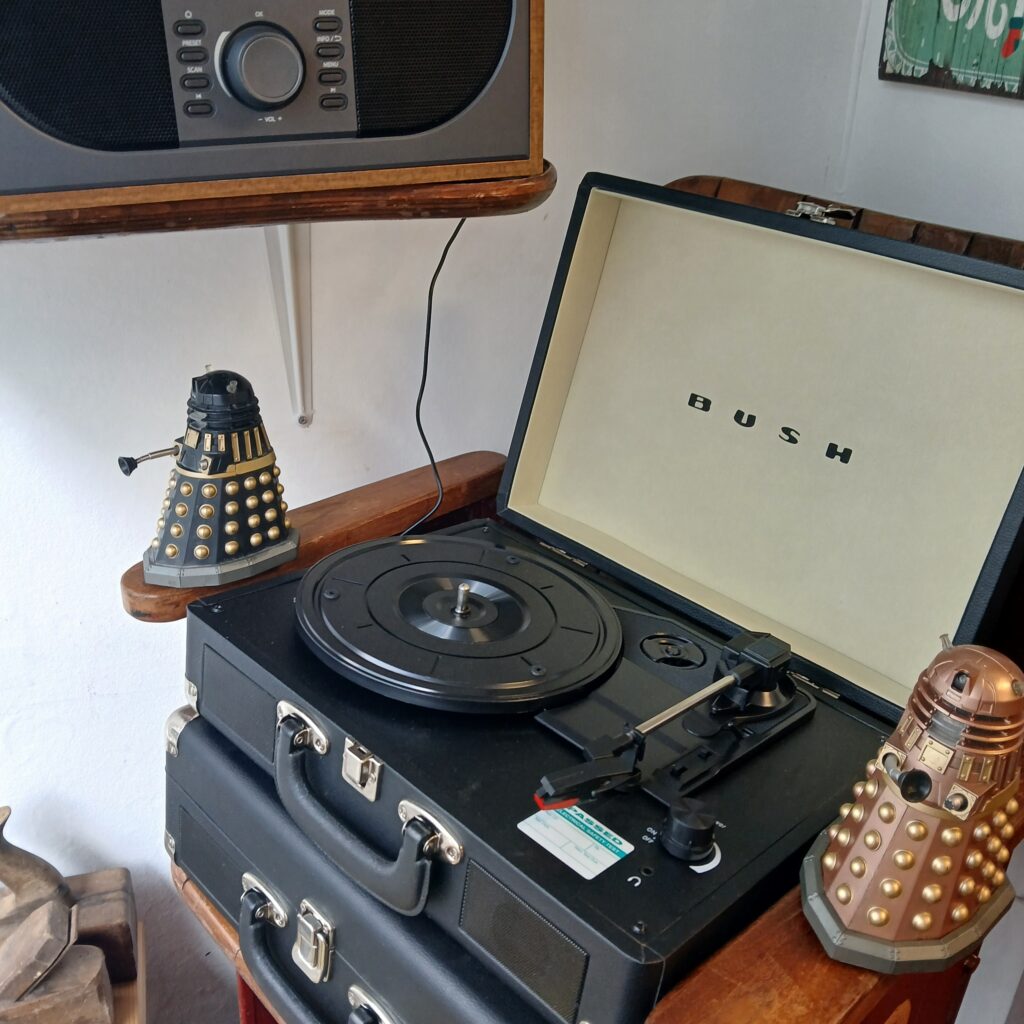 Working Record Player With Power Cable