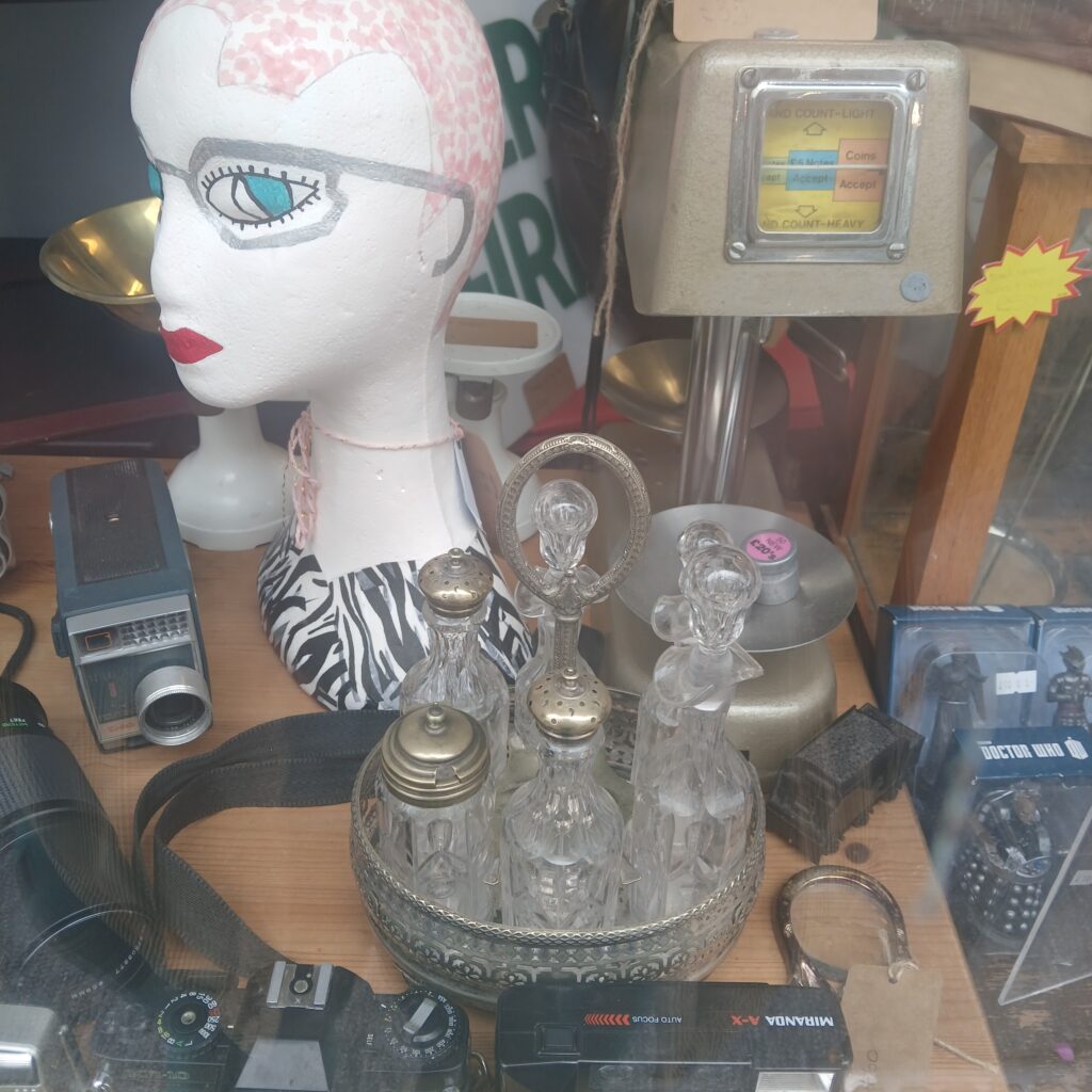Rare Full Silver Plated Glass Set Great Condition