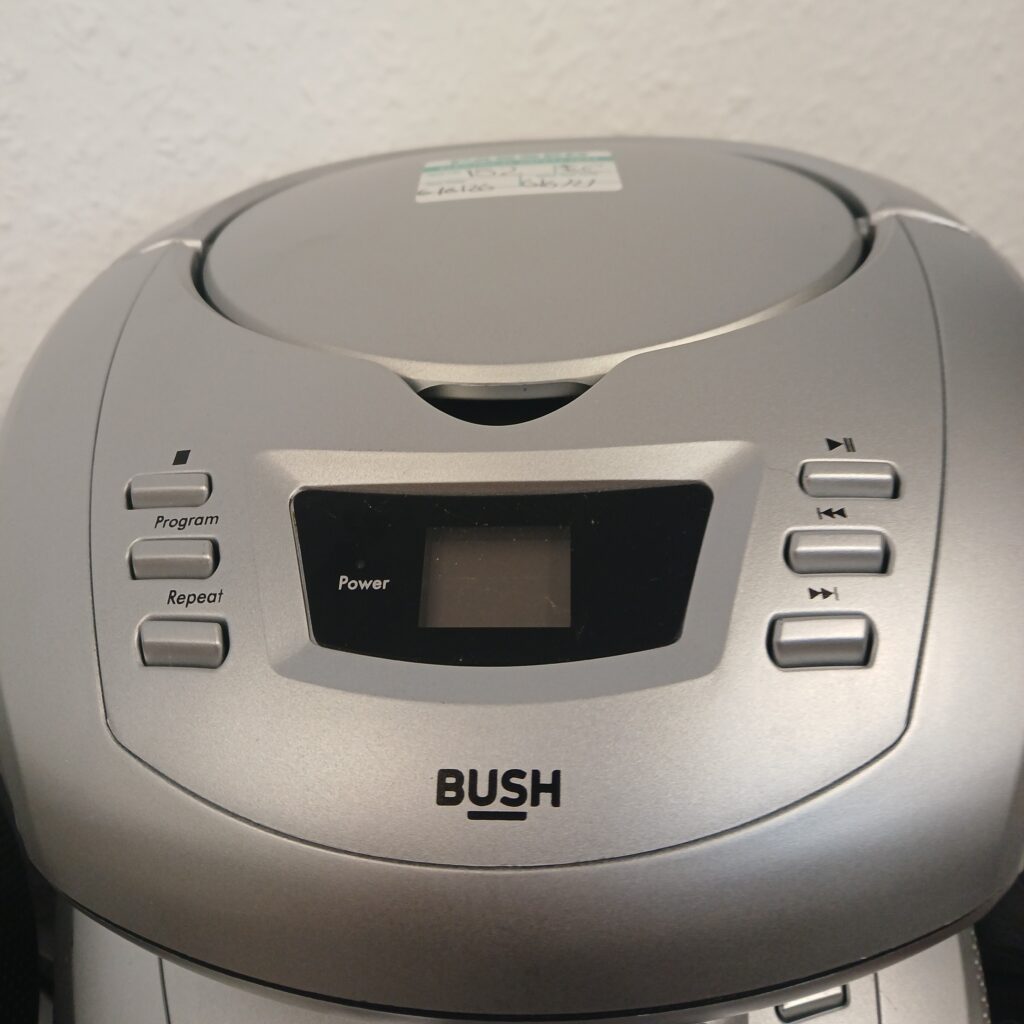 Retro Boombox CD Player And Radio